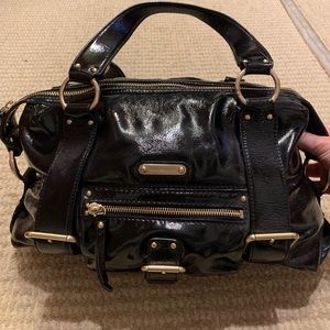 Michael Kors Patent Leather Satchel Bag